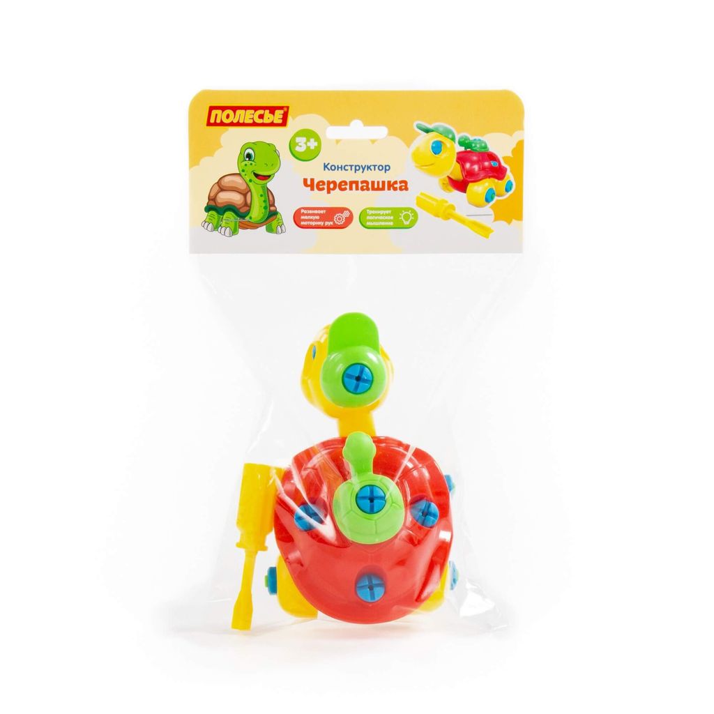 Конструктор Черепашка (24 элемента) (в пакете) - Полесье фото 6