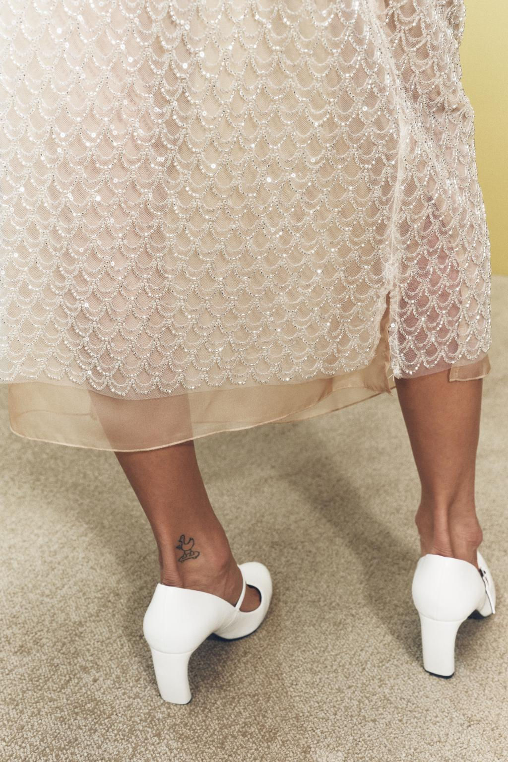 BEADED SEQUINNED MIDI SKIRT - Zara фото 12