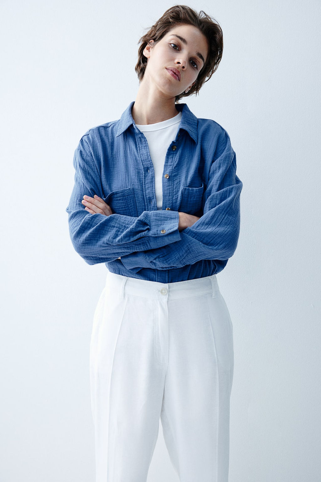 Camisa de algodon - H&m фото 4