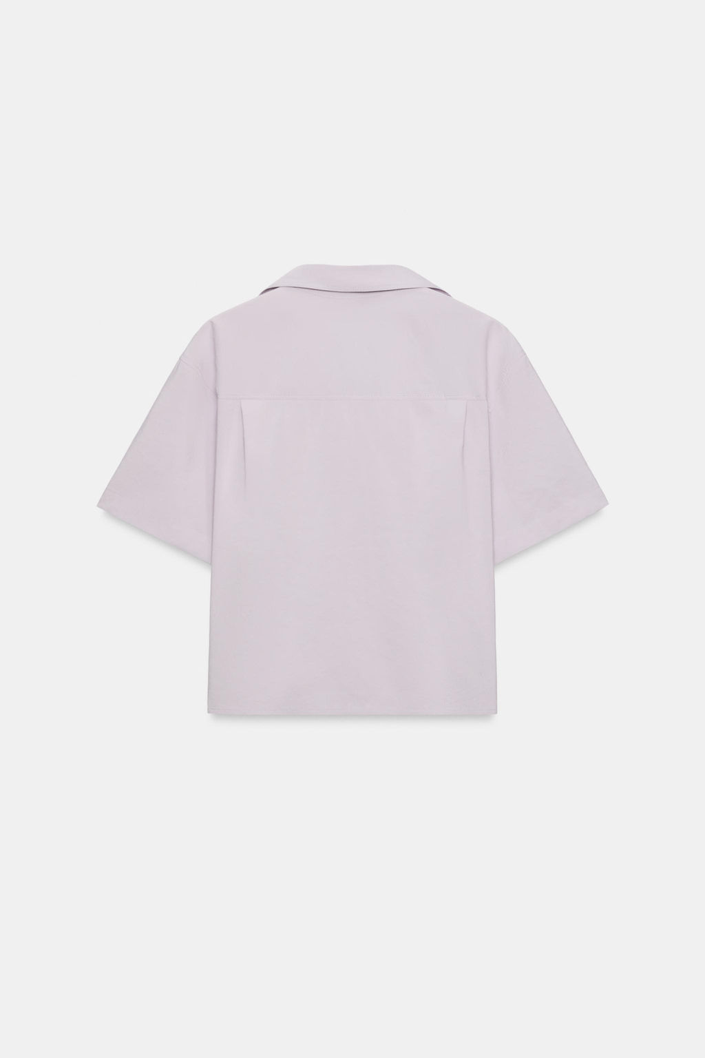 CAMISA FLUIDA MANGA CORTA / Malva claro - Zara фото 7