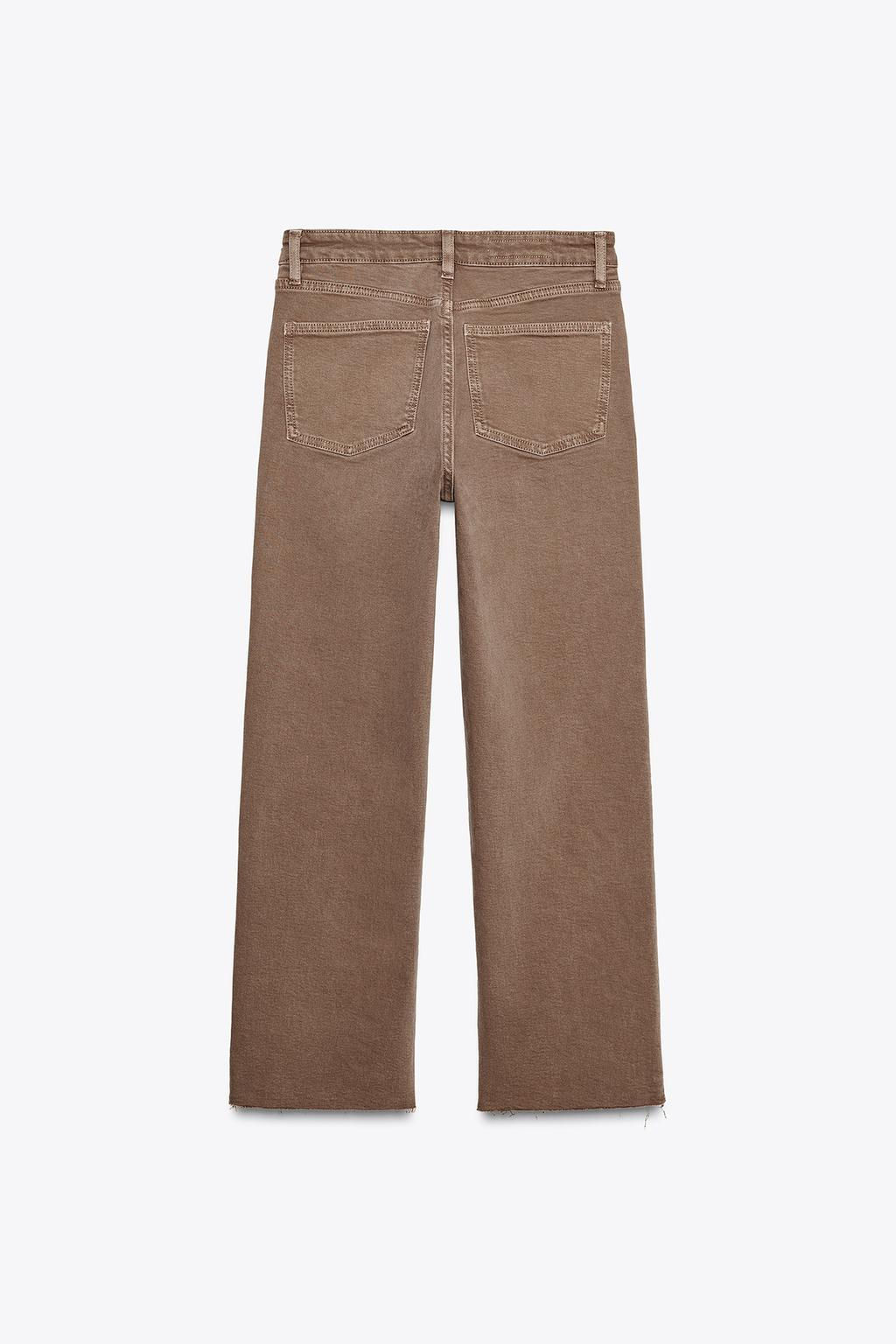 TRF CROPPED FLARE HIGH-WAIST JEANS - Zara фото 43