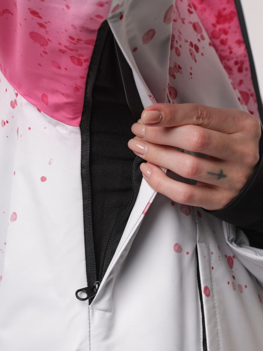 Комбинезон BB-0525 Бело-голубой - Snow headquarter фото 29