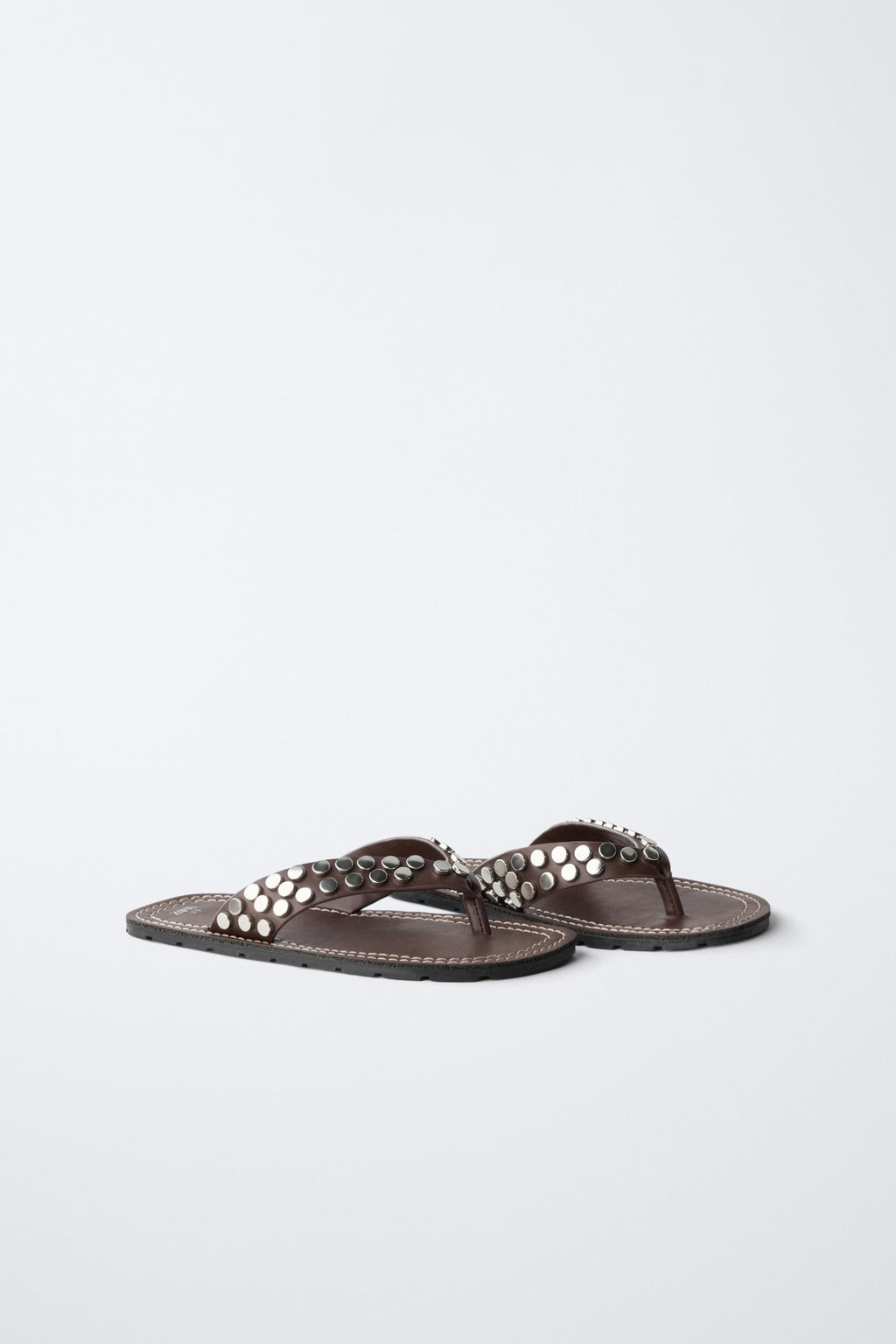 SANDALIA TACHAS / Marr?n - Zara фото 2