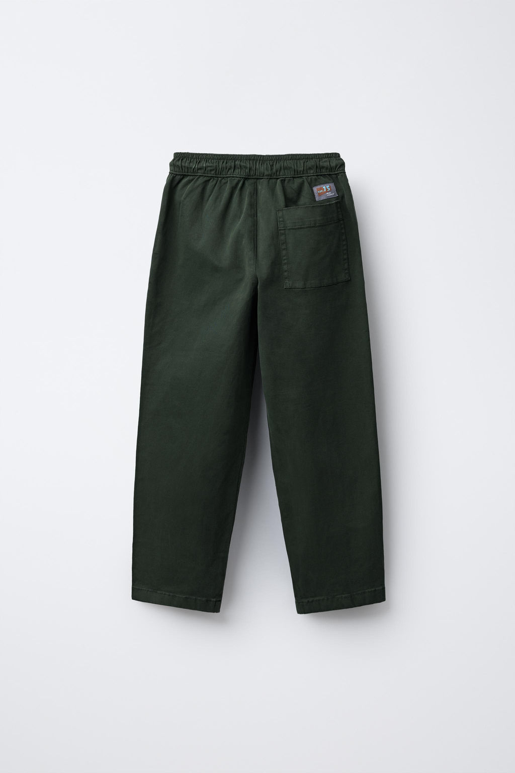 STRAIGHT FIT TROUSERS WITH LABEL - Zara фото 2