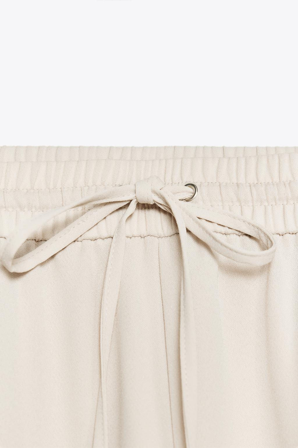 FLOWING PYJAMA-STYLE TROUSERS - Zara фото 19