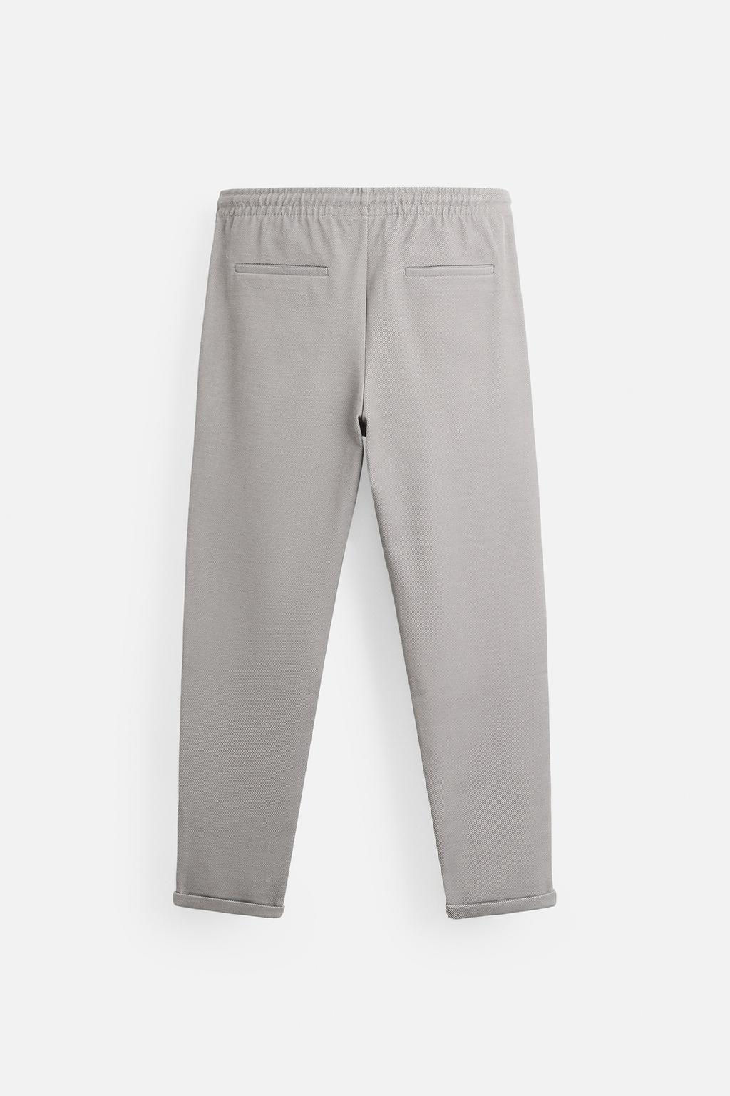 EASY CARE JOGGER WAIST TROUSERS - Zara фото 36
