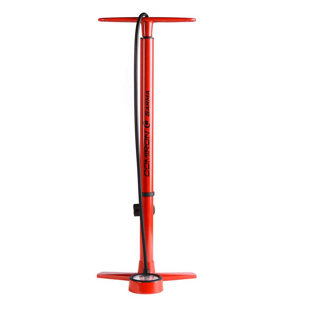 Насос напольный с манометром COMIRON SARMA алюминиевый корпус алюминиевая ручка литая алюминиевая база манометр 2,5 32*630 мм, 506 см3, 11 бар/уп 10/ - Галеонтрейд фото 8