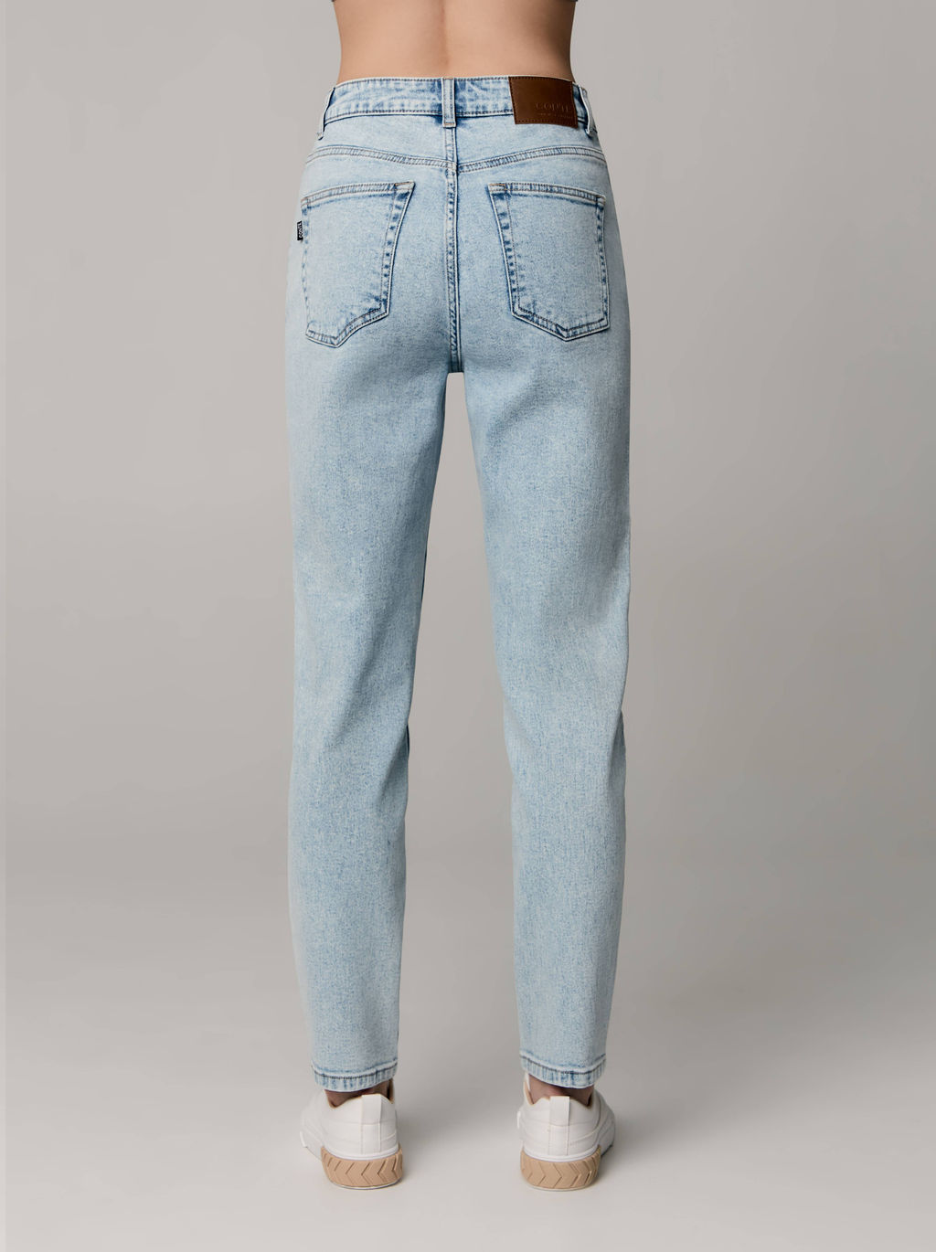 CONTE CON-539 Джинсы mom оксидной варки на пуговицах light blue - Conte elegant фото 2
