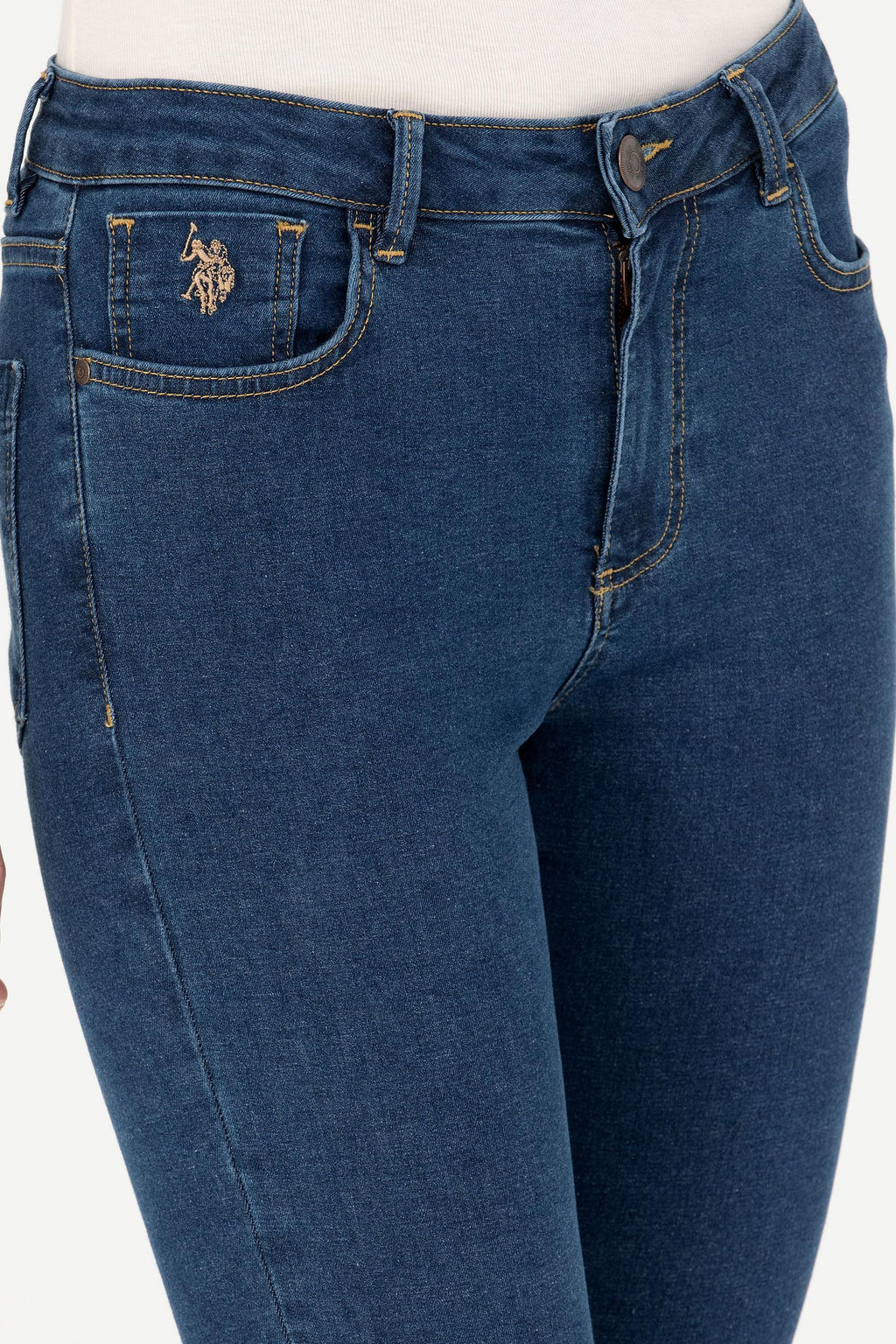 Женские синие джинсовые брюки - U.s. polo assn фото 12