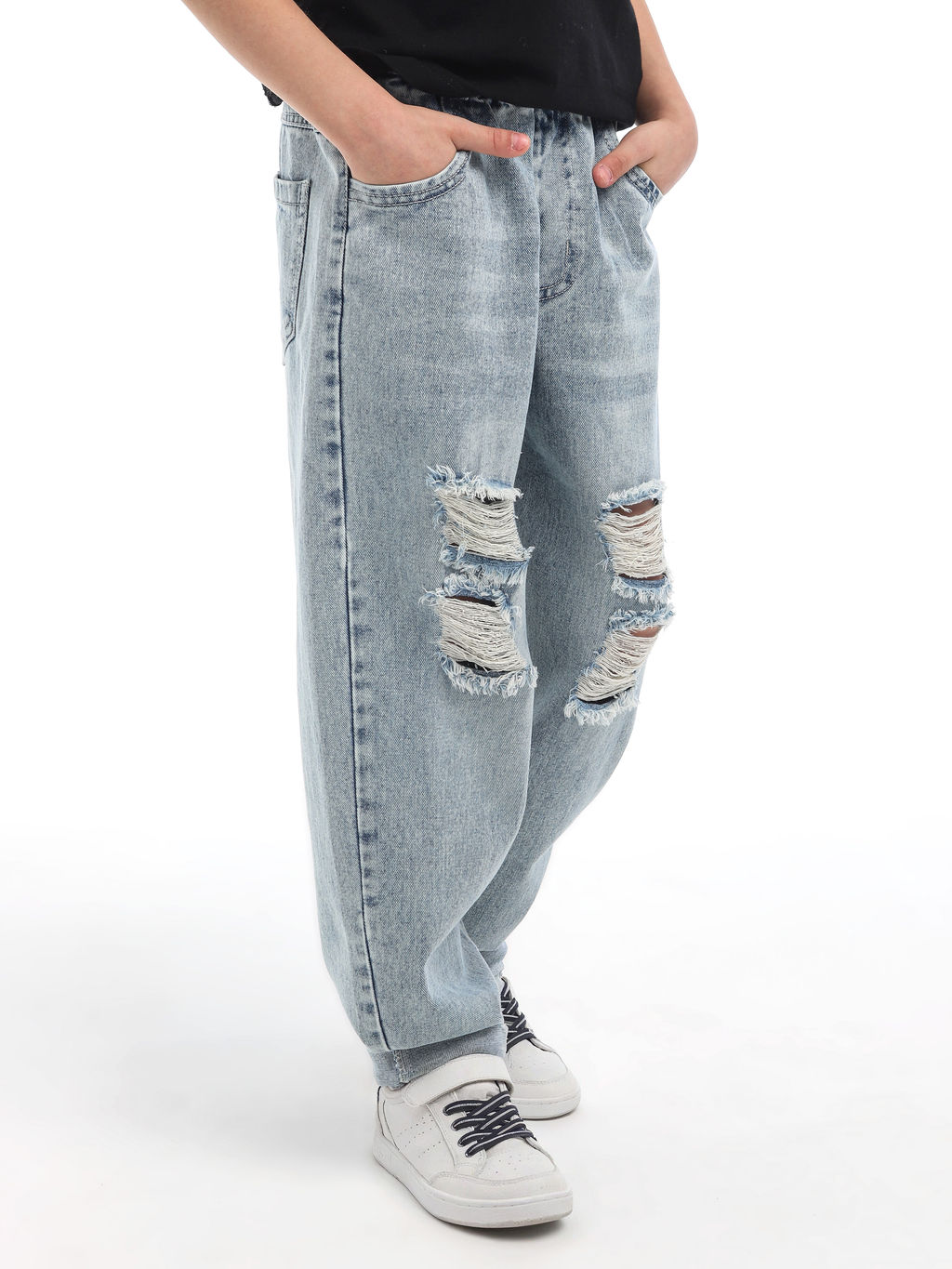 Джинсы-бананы для мальчиков - Синий мир фото 2