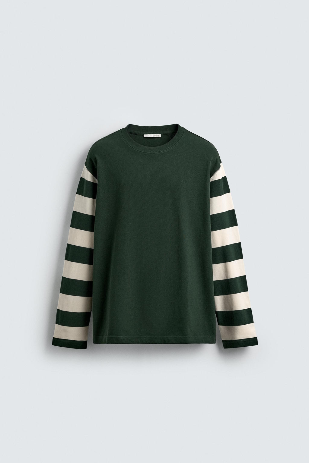STRIPED LONG SLEEVE T-SHIRT - Zara фото 7