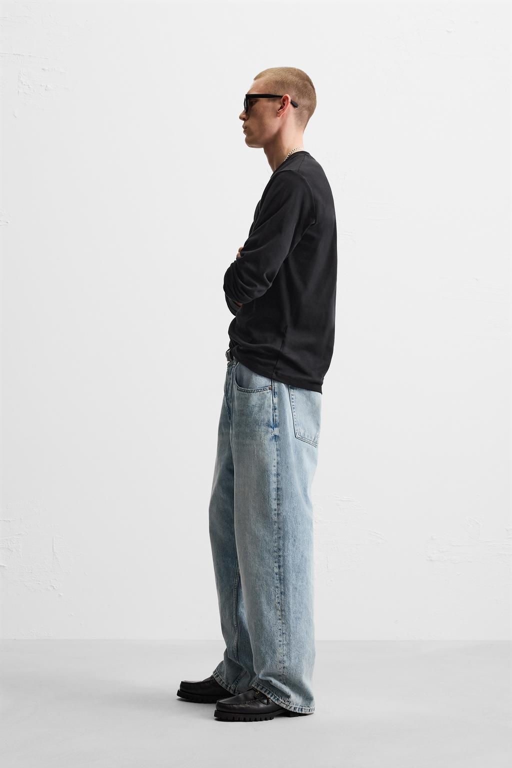 BAGGY FIT JEANS - LIMITED EDITION - Zara фото 4