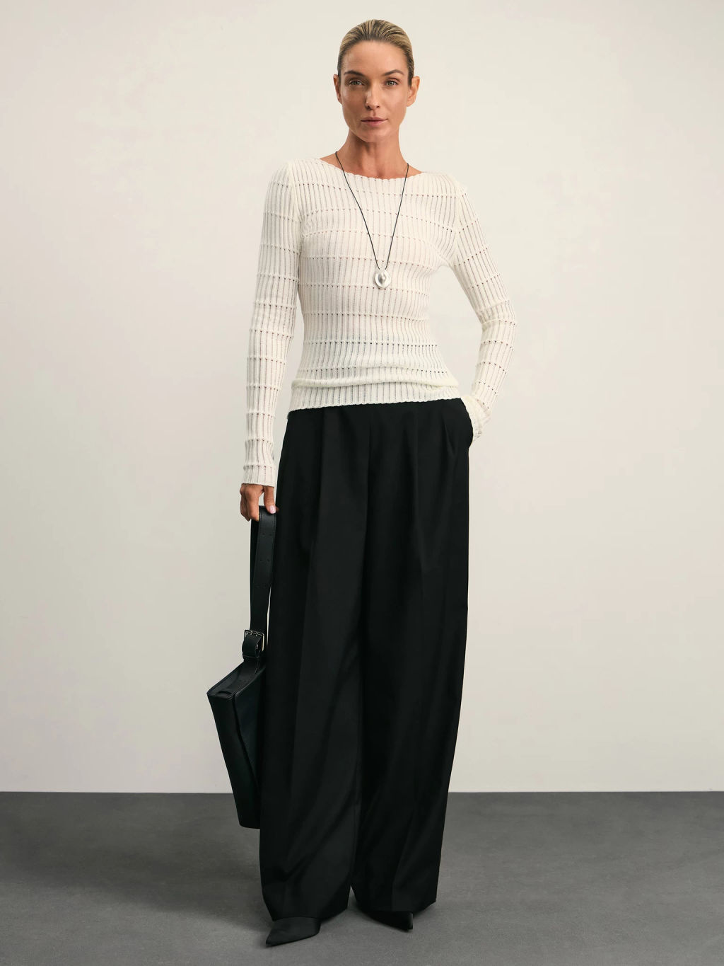 Вязаный лонгслив / Zarina  фото 2