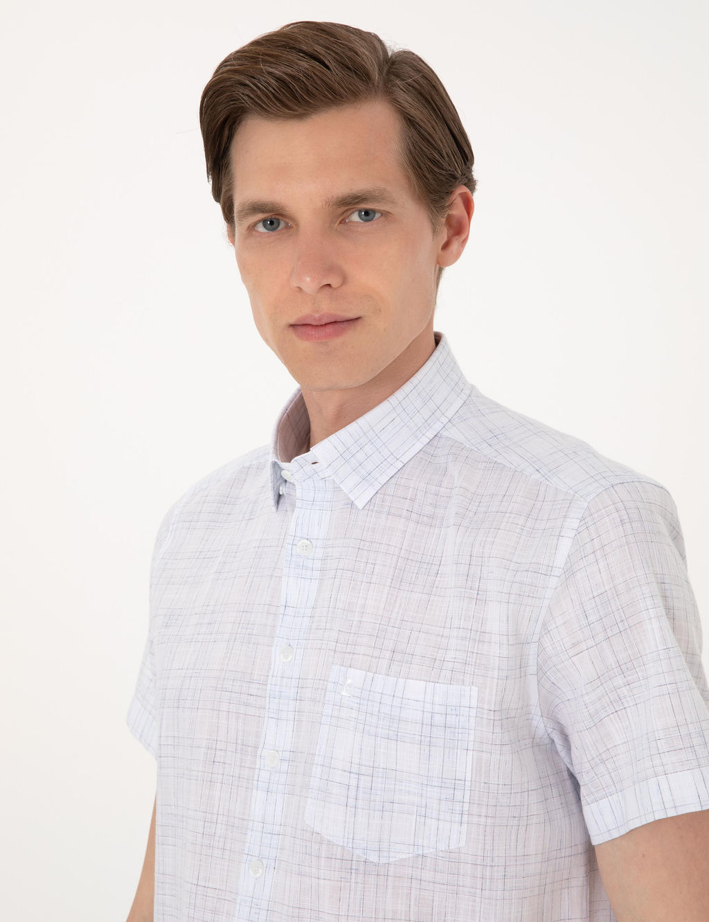 Mavi Regular Fit K_sa Kollu Ekose G_mlek - Pierre cardin фото 2