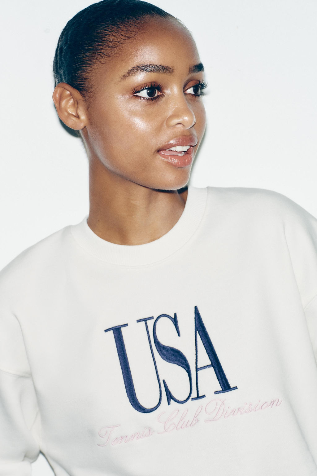 COTTON SWEATSHIRT WITH SLOGAN - Zara фото 2