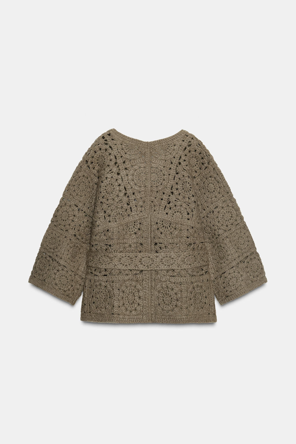 BELTED KNIT CARDIGAN - Zara фото 6