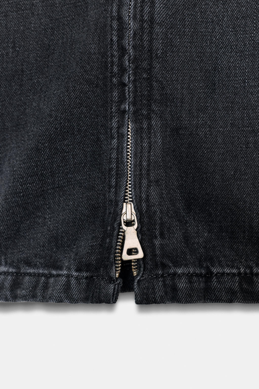 ZW COLLECTION WIDE-LEG MID-WAIST JEANS WITH ZIPS - Zara фото 8