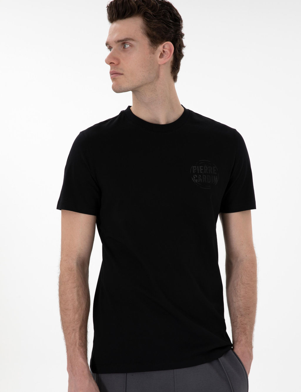 Siyah Regular Fit Ti__rt - Pierre cardin фото 3