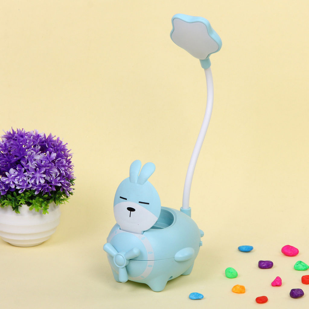 Цена за 2 шт. Настольная лампа "Sweet - Зверюшка" LED, USB 3w 5v, Голубой