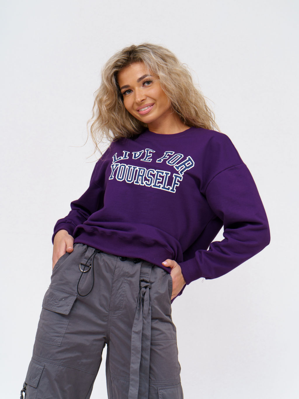 938 Свитшот "Фиолетовый"