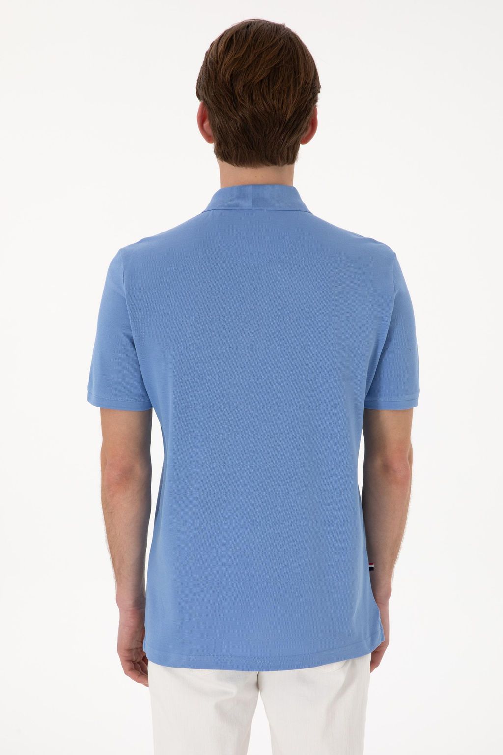 Erkek Regular Fit Polo Yaka Koyu Mavi Basic Ti__rt - U.s. polo assn фото 5