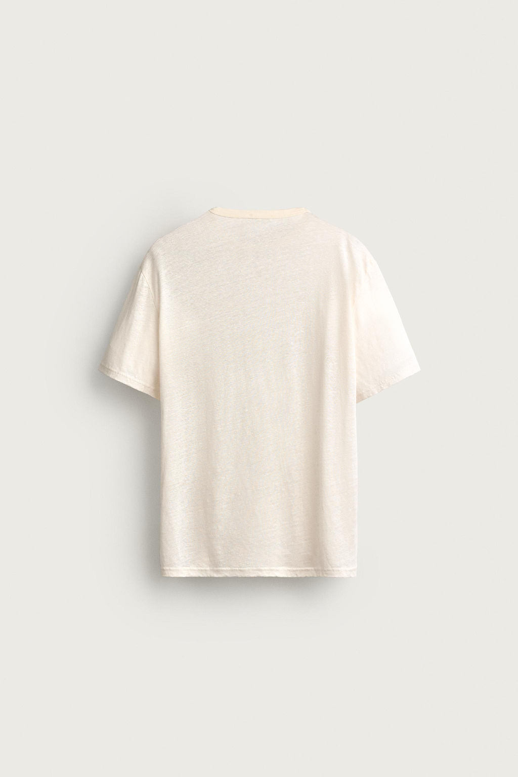 CAMISETA RELAXED FIT 100% LINO / Crudo - Zara фото 8