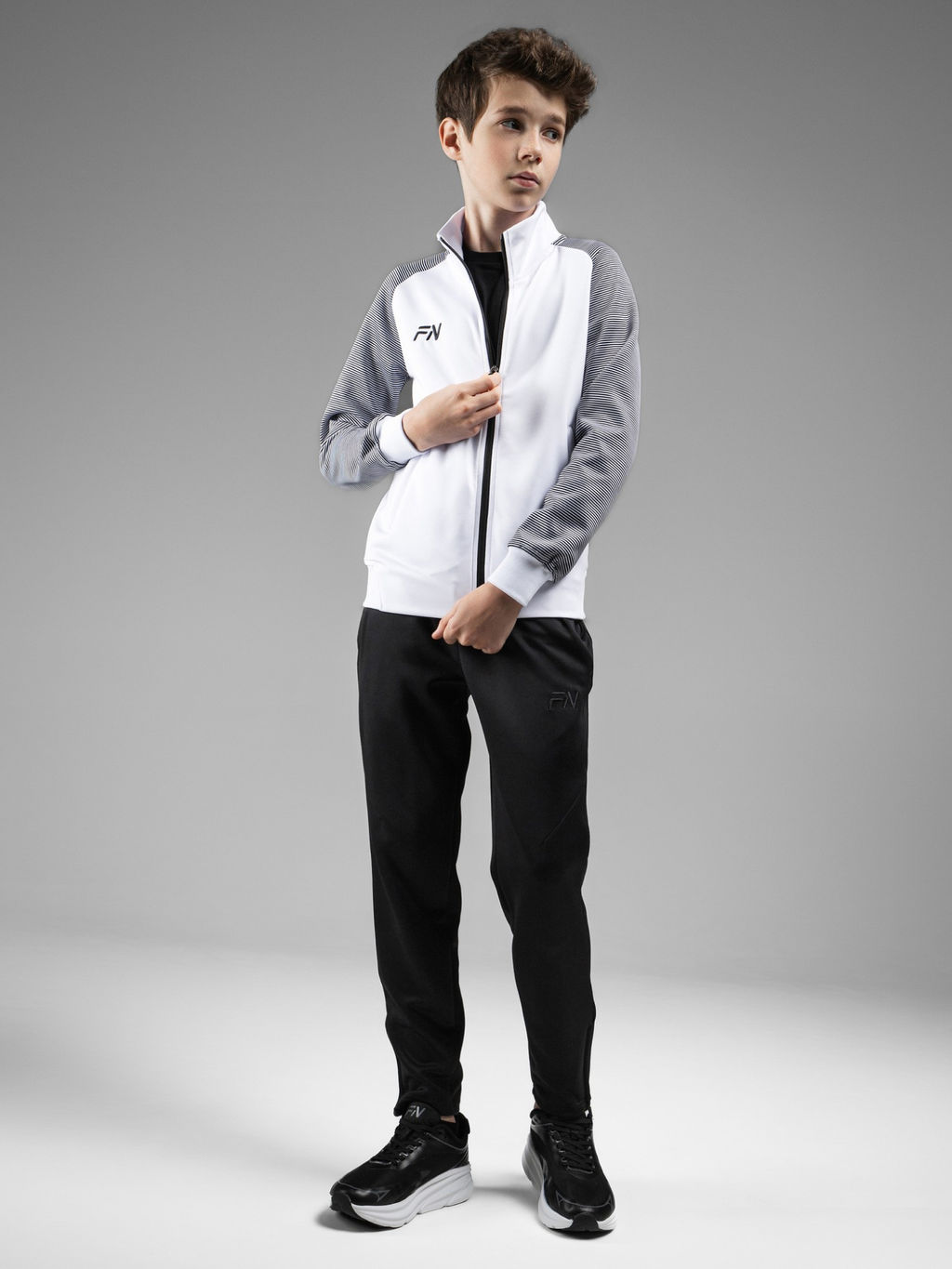 Детский спортивный костюм FN Dynamic Kid (White/Black)