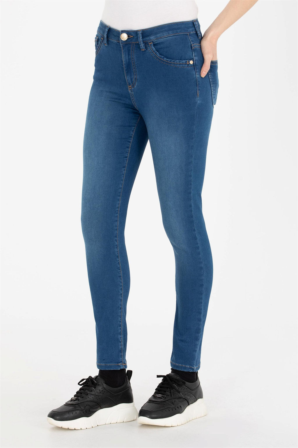 U. S. Polo Assn Женские синие джинсовые брюки - U.s. polo assn фото 9