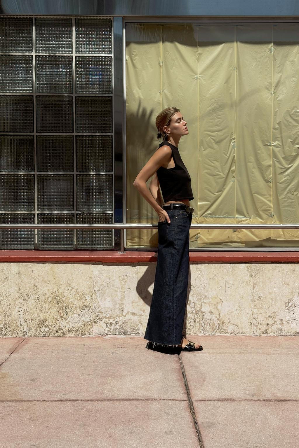 COTTON CROP TOP - Zara фото 10