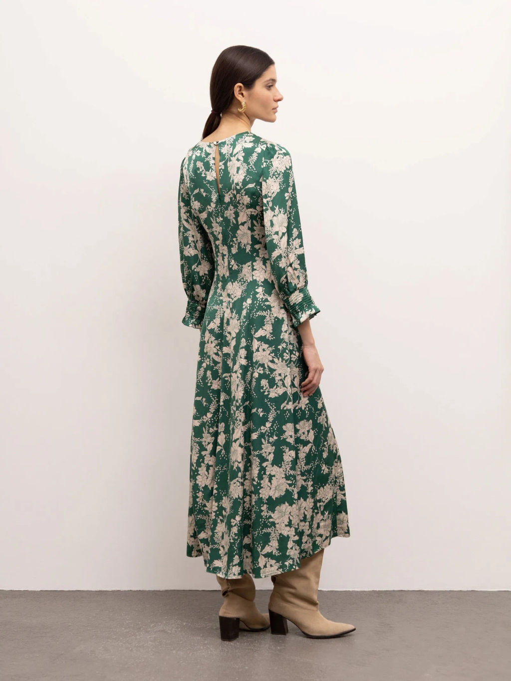 Платье с цветочным принтом - Emka фото 5