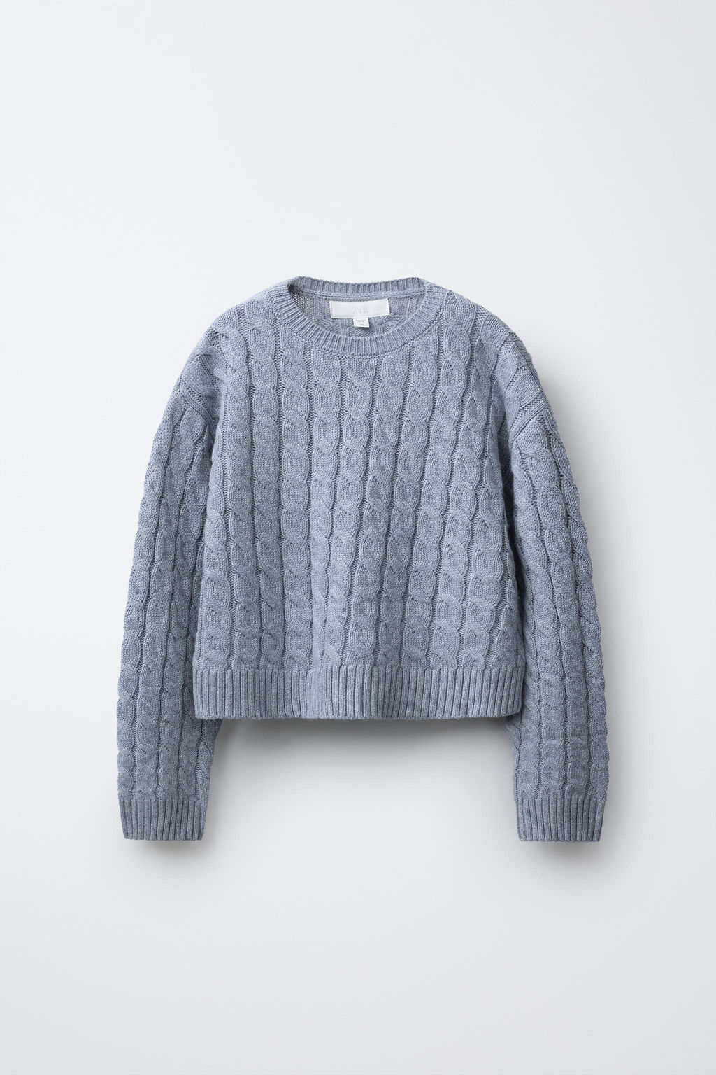 CABLE-KNIT JUMPER