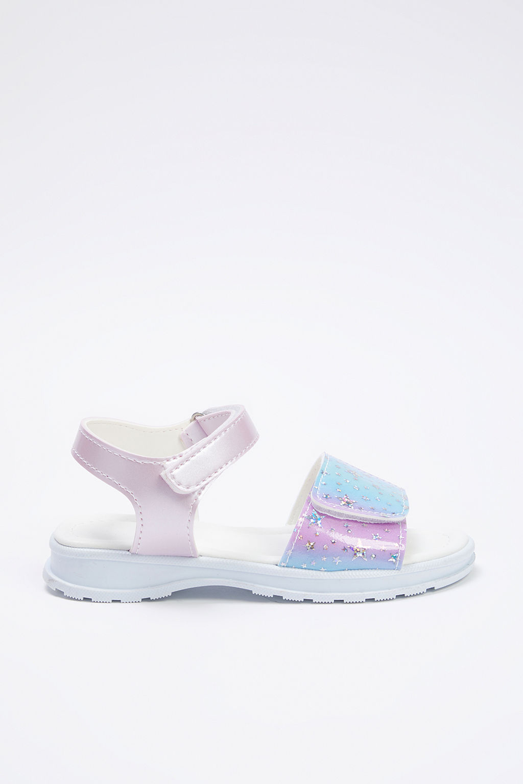 Trendyol Shoes Lila Parlak Y?ld?z Detayl? C?rt Bantl? Kucuk K?z Cocuk Kids Sandalet TAKSS25SD00027 - Trendyolmilla фото 3