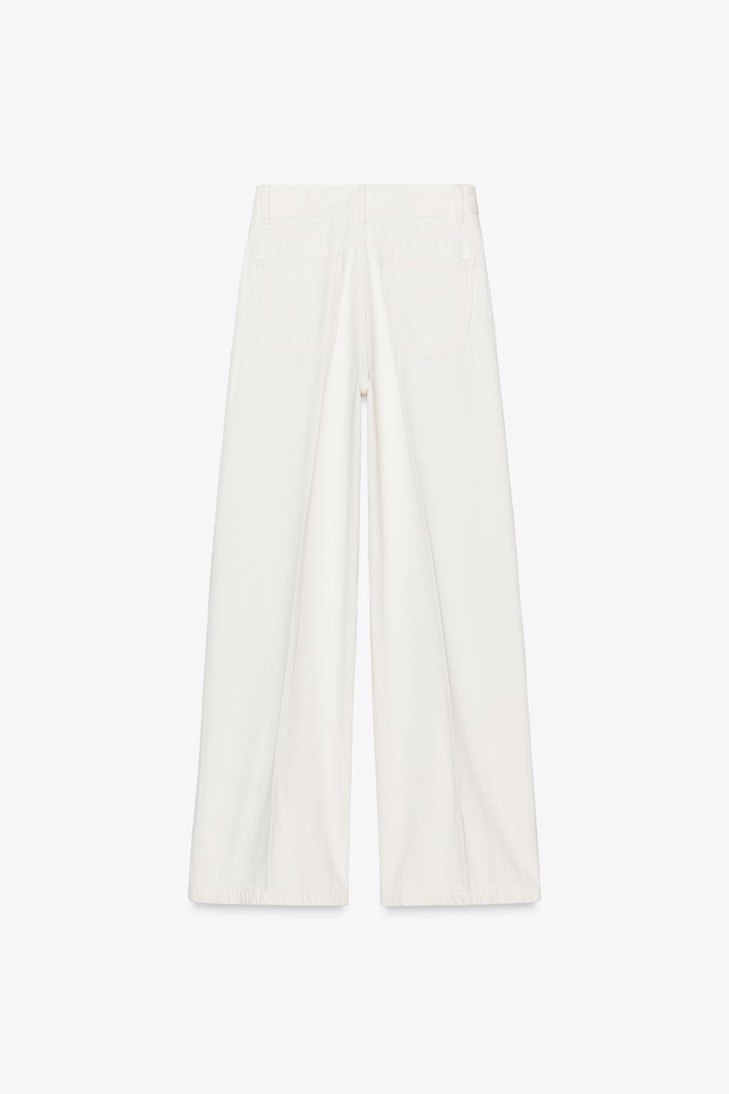 ZW COLLECTION HIGH-WAIST WIDE-LEG JEANS - Zara фото 10
