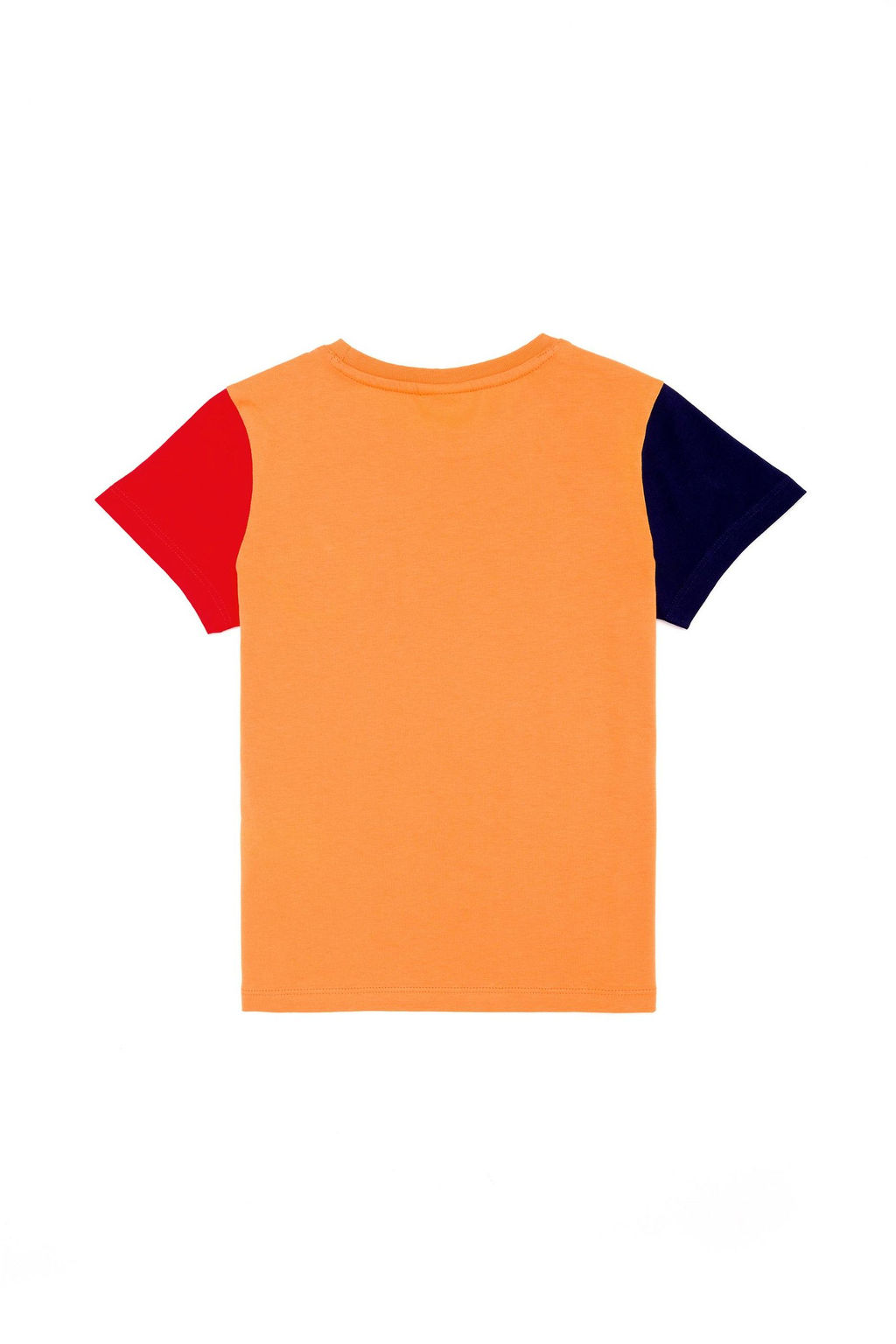 Детская оранжевая футболка с круглым вырезом Неожиданная скидка в корзине - U.s. polo assn фото 4