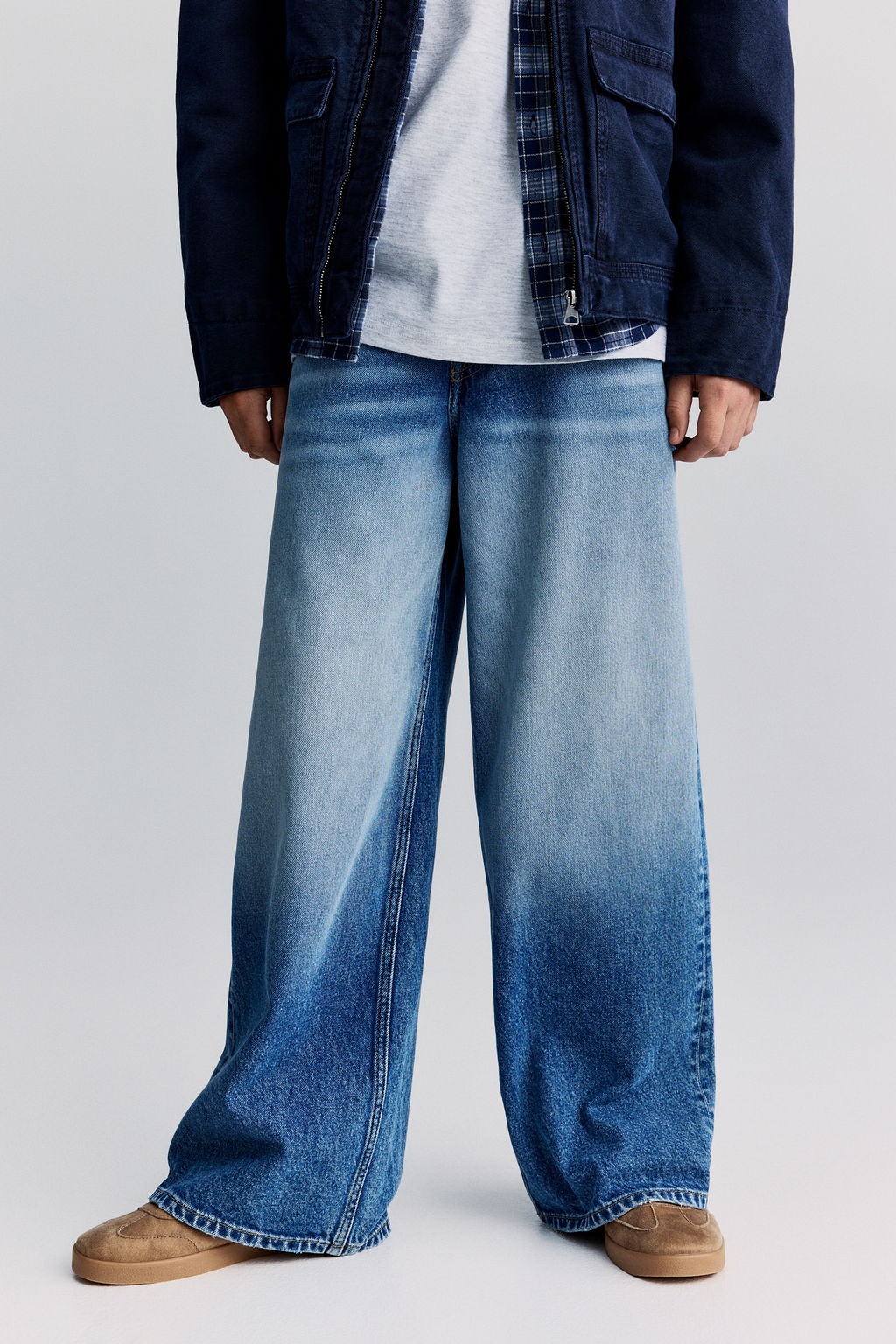 Loose Fit Wide Leg Jeans - H&m фото 6