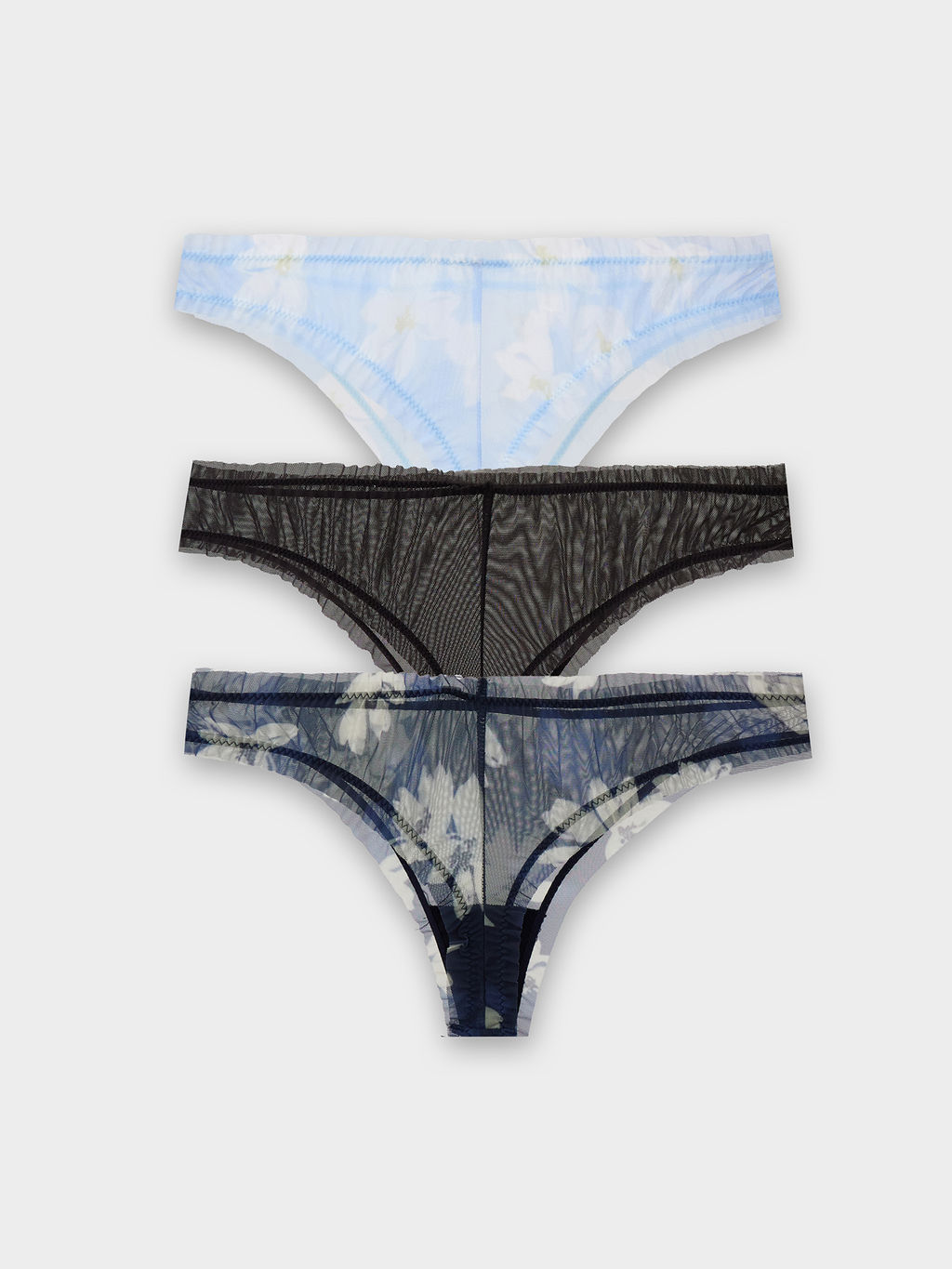 Цена за 2 штуки! Трусы бразилиана женские в наборе, 3 шт - Mark formelle фото 9