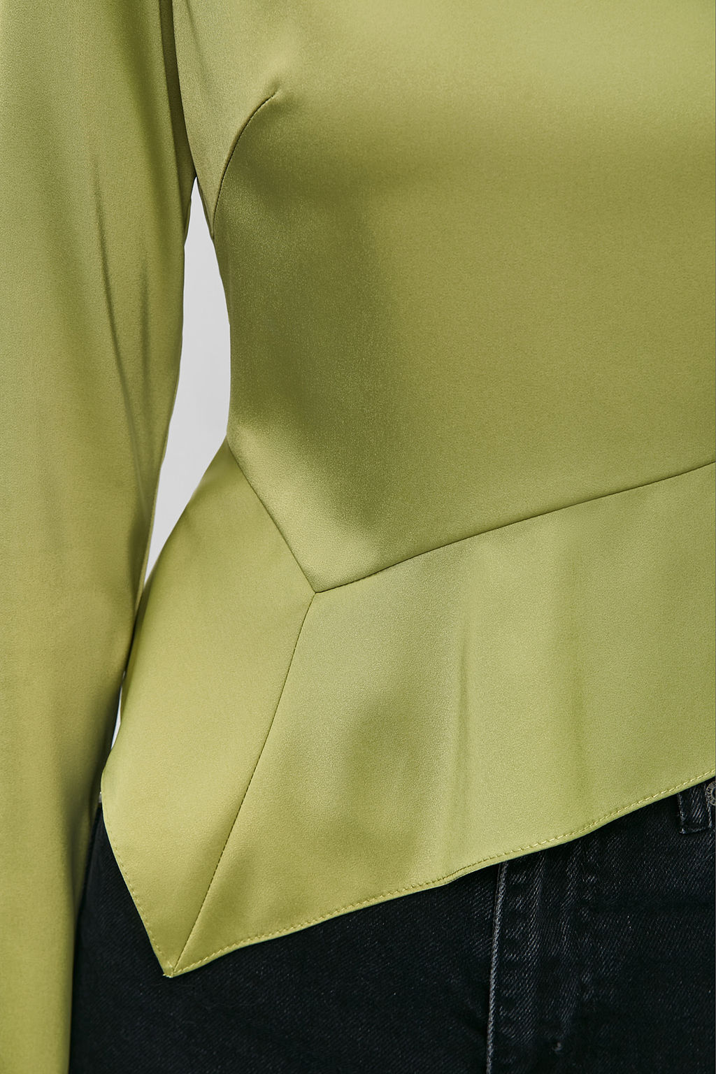 Блуза из сатина - Mollis фото 3