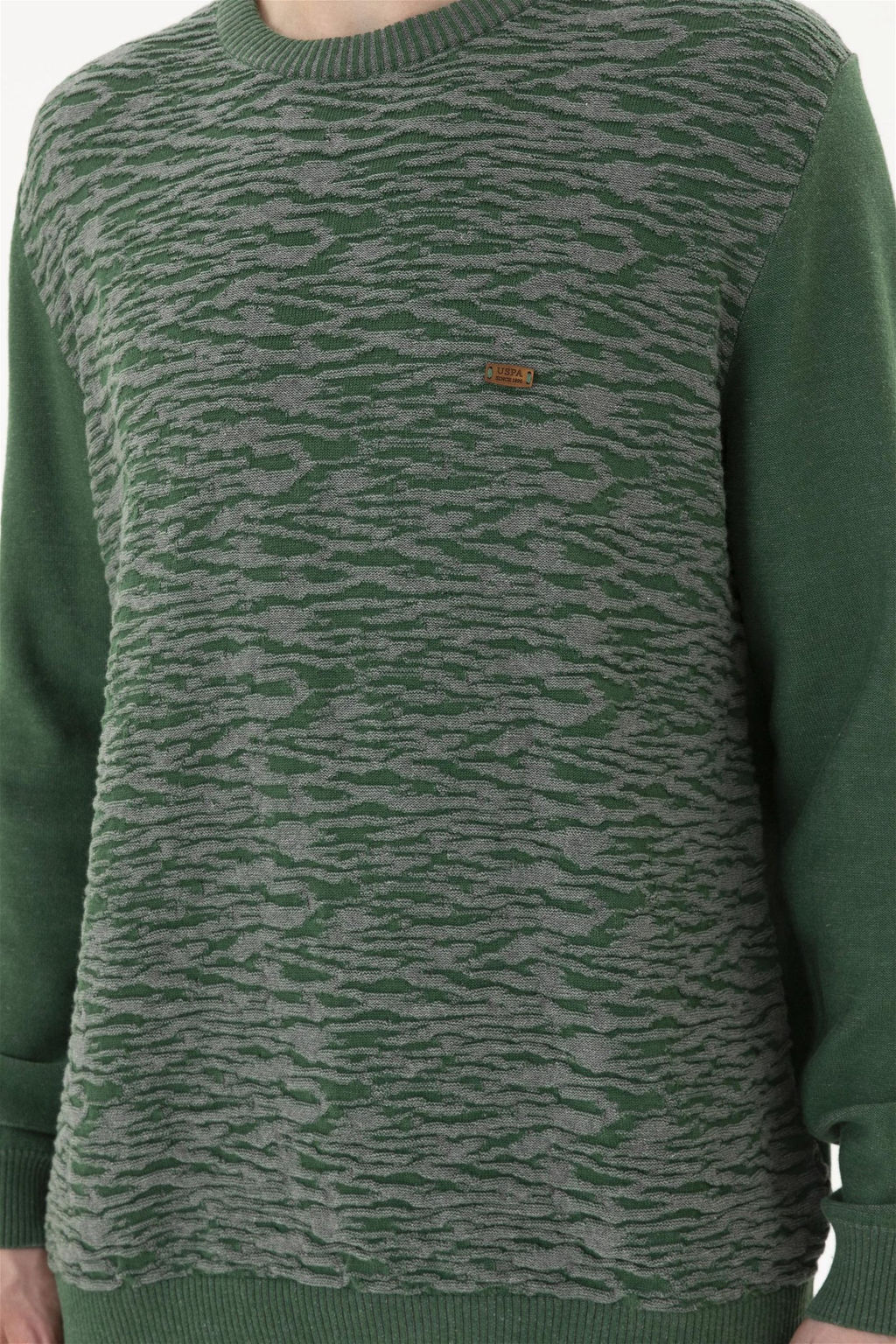 Мужской зеленый свитер - U.s. polo assn фото 6