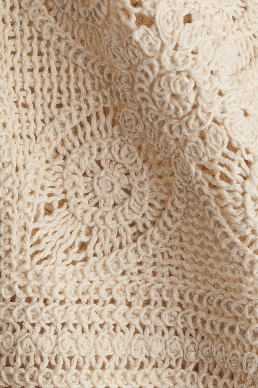 Crochet-look mini shorts - H&m фото 2