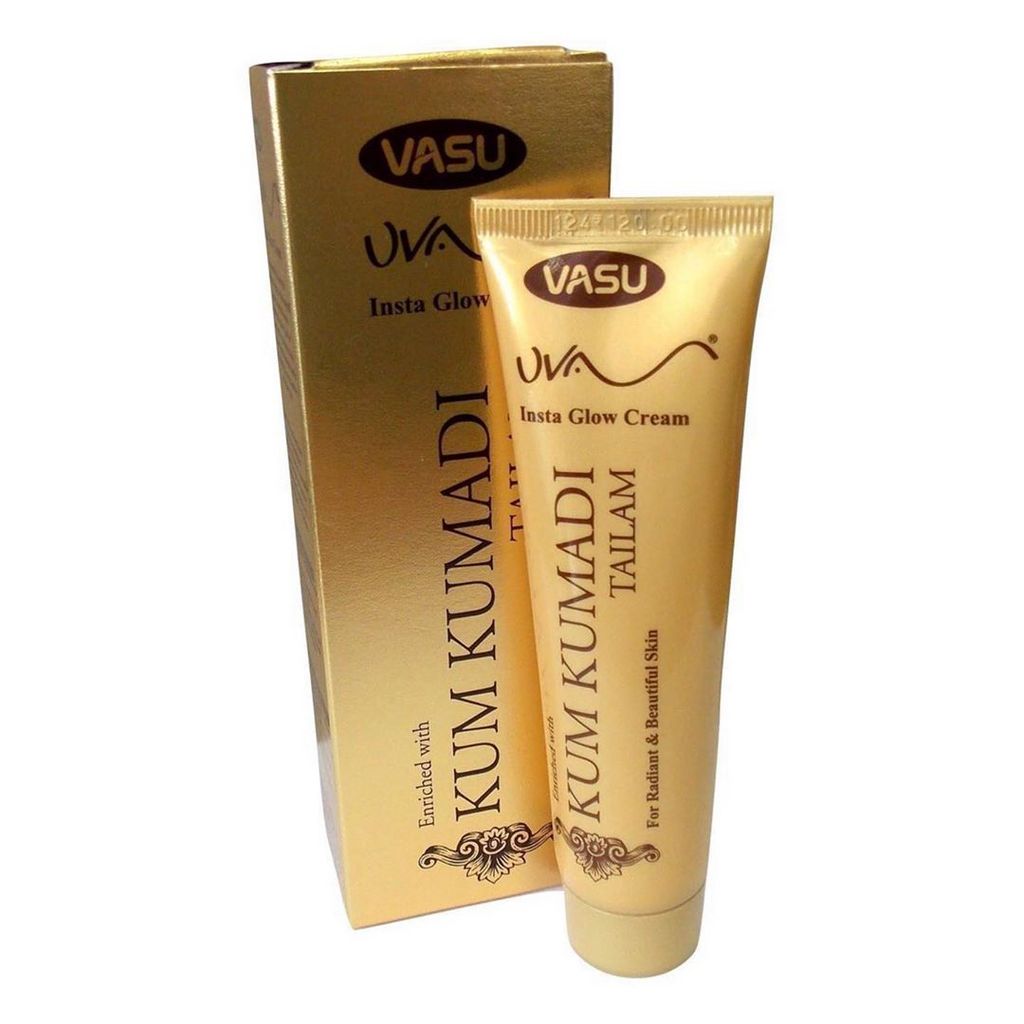 Крем Кумкумади Insta Glow Cream, Vasu Омолаживающий аюрведический 50мл  фото 2