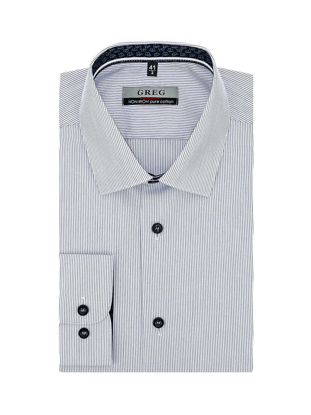 Сорочка мужская длинный рукав GREG 121/231/2213/Z/1p  фото 3