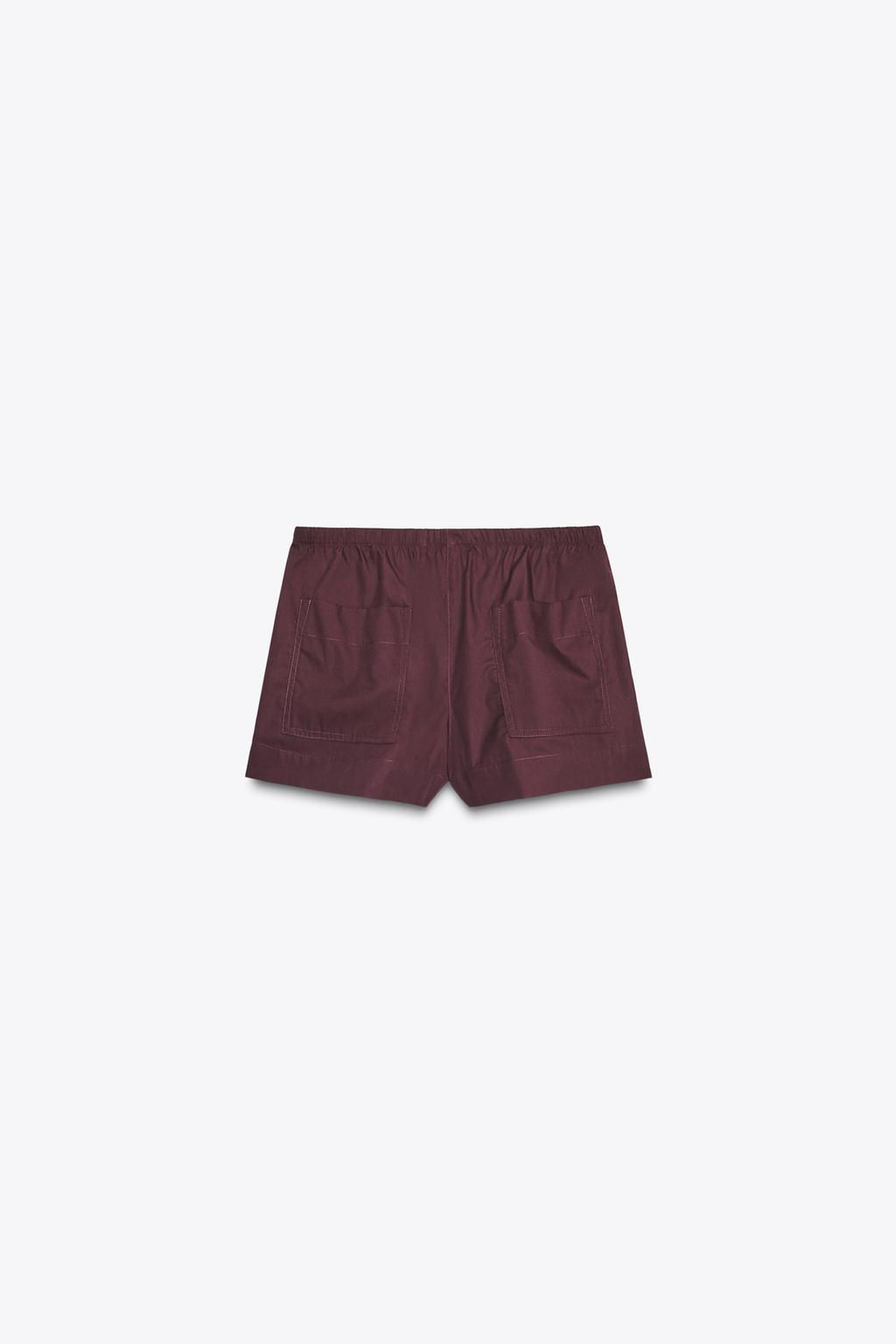POPLIN MINI SHORTS - Zara фото 5