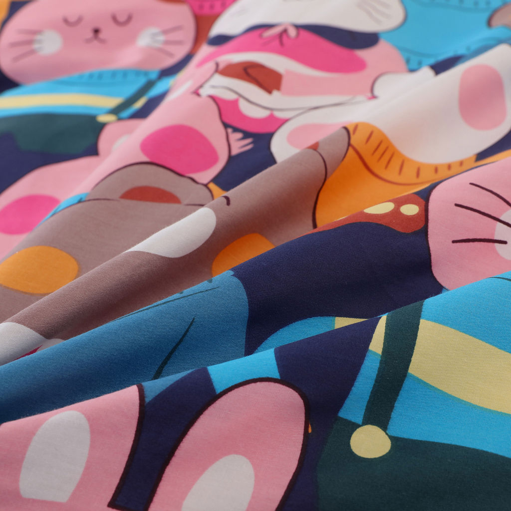 Комплект постельного белья на резинке Сатин Люкс KIDS 100% хлопок CDKR044 140*200*25/1.5 спальный/50-70 1 шт - Ситрейд фото 8