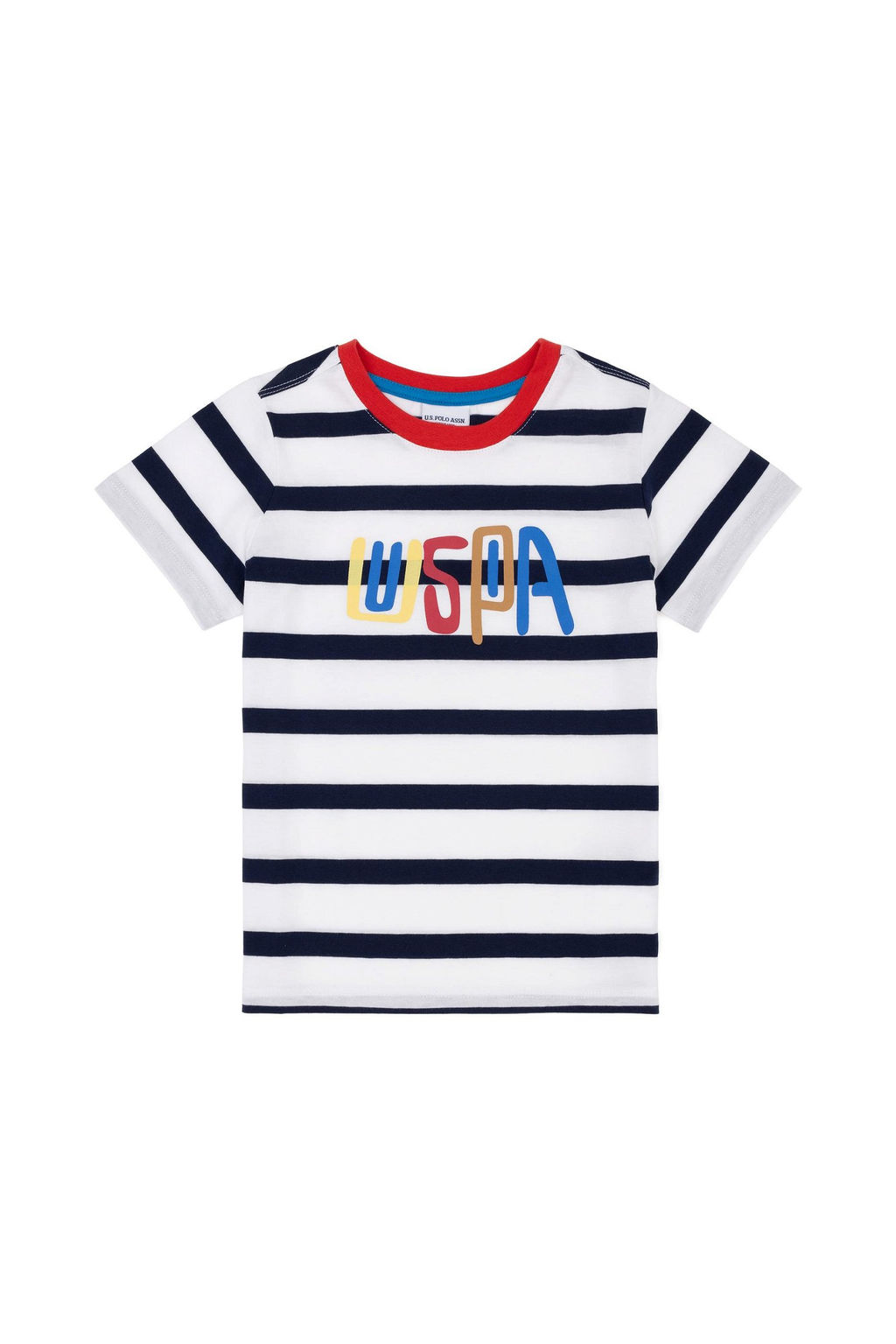 U. S. Polo Assn / Белая футболка с круглым вырезом для мальчика