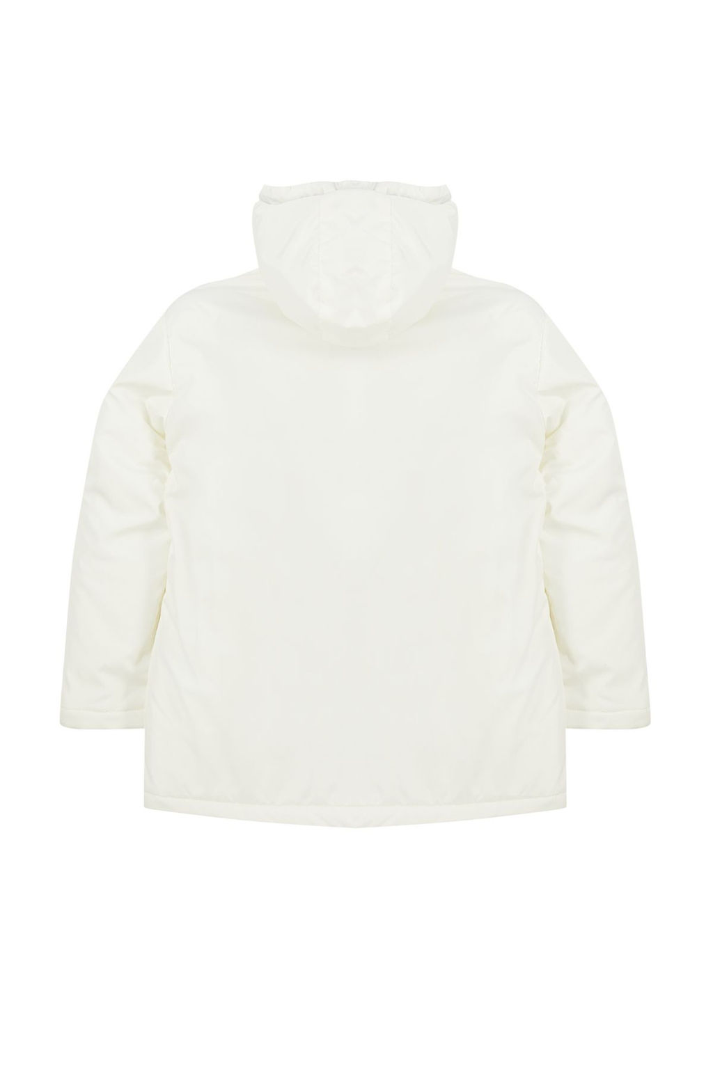 Beyaz K?z Cocuk Kapusonlu Cepli Mont TKDAW25MO00007 - Trendyolmilla фото 2