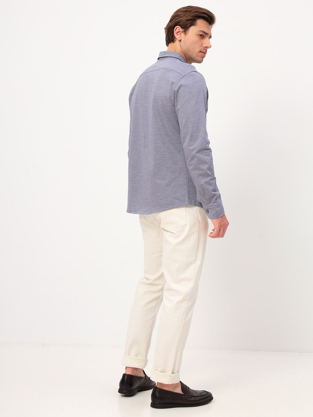 Сорочка мужская длинный рукав GREG 333/131/0811/ZN  фото 7