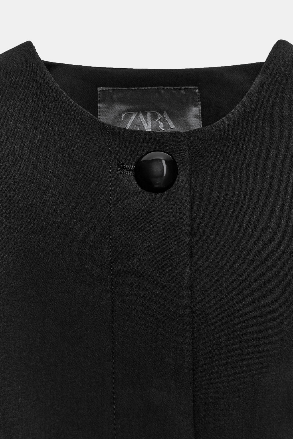BLAZER CROPPED ZW COLLECTION / Negro - Zara фото 8