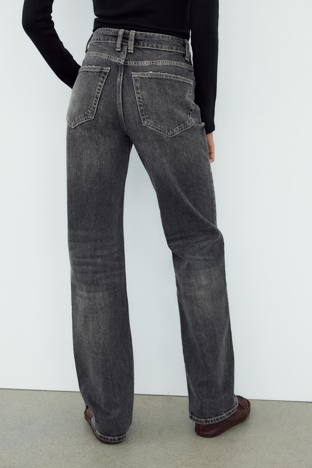 JEANS TRF STRAIGHT COMFORT HIGH WAIST - Zara фото 10