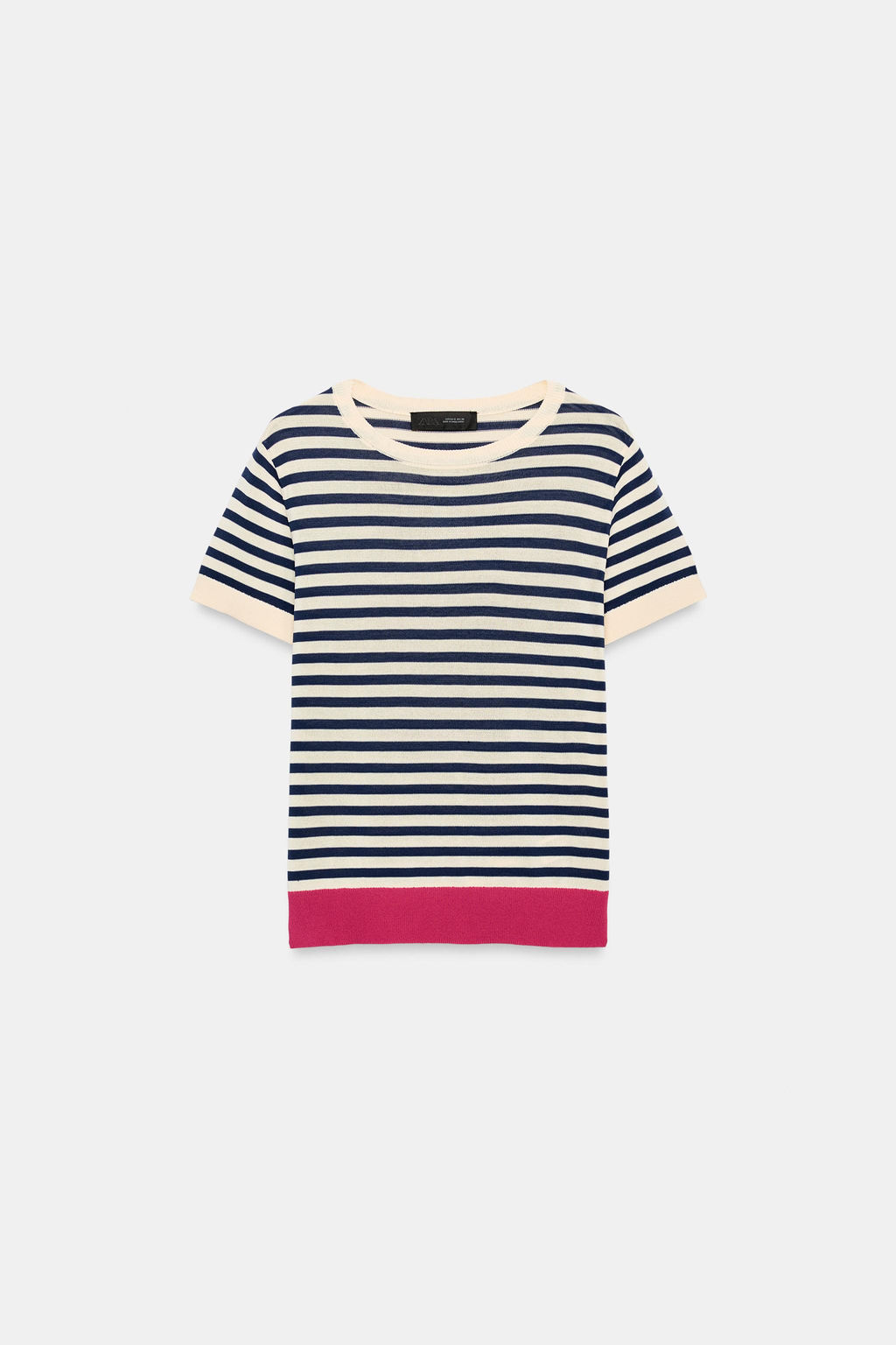 TOP PUNTO RAYAS / Rosa / Blanco - Zara фото 4