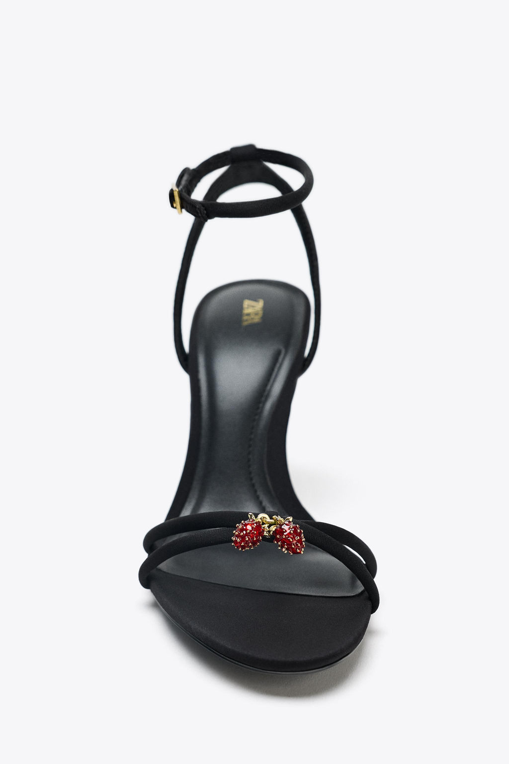 BEADED CROSSOVER STRAP SANDALS - Zara фото 14
